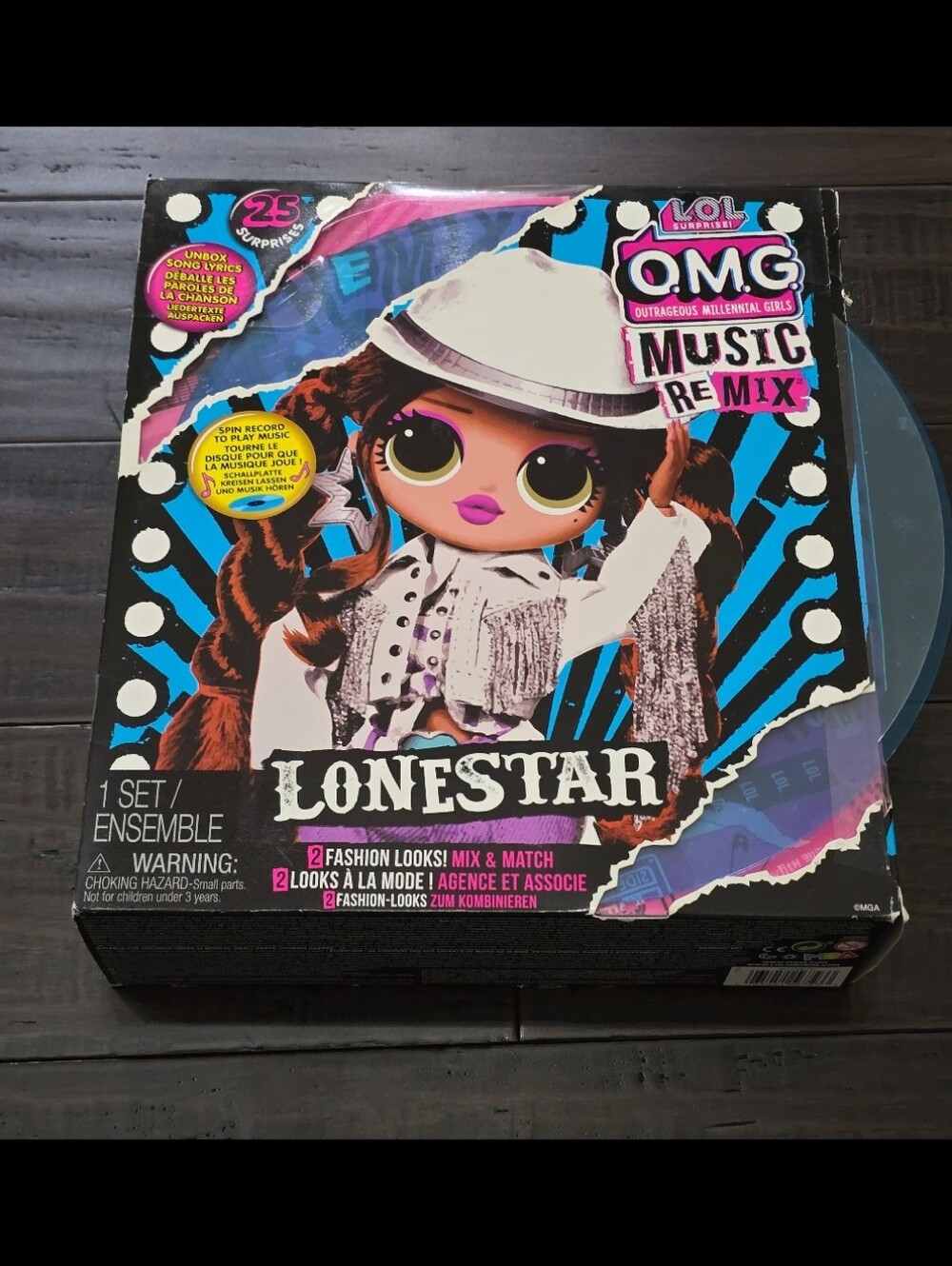 LOL Surprise OMG Remix Lonestar Country Fashion Doll Plays Music
